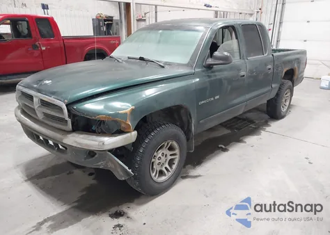2002 Dodge Dakota Slt из США, поврежденный, VIN 1B7HG48X22S578874